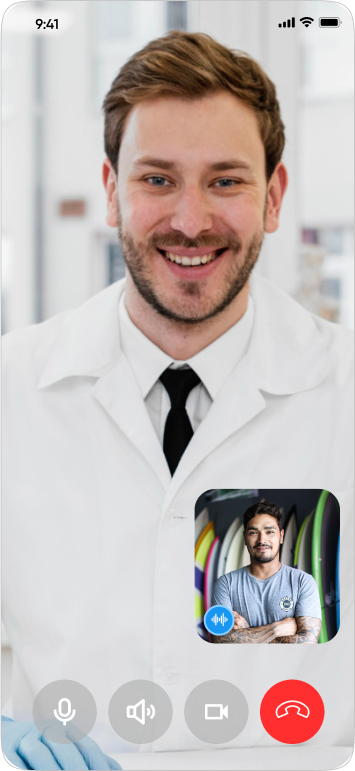 Two Gold Teledentistry App In Georgia Televisit Screenshot Two Men